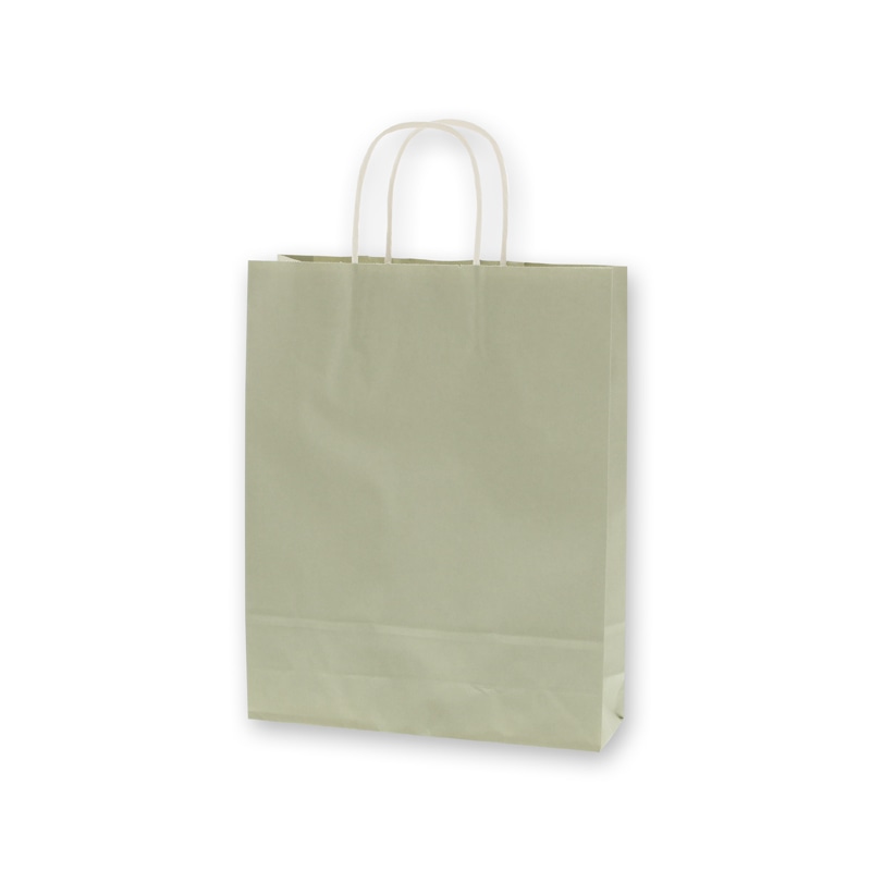 HEIKO 紙袋 25チャームバッグ 25CB MS1 グレー無地 50枚/袋 003276500