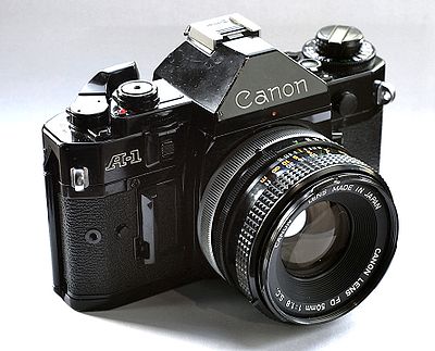 The Canon A-1 on LEWIS COLLARD DOT COM