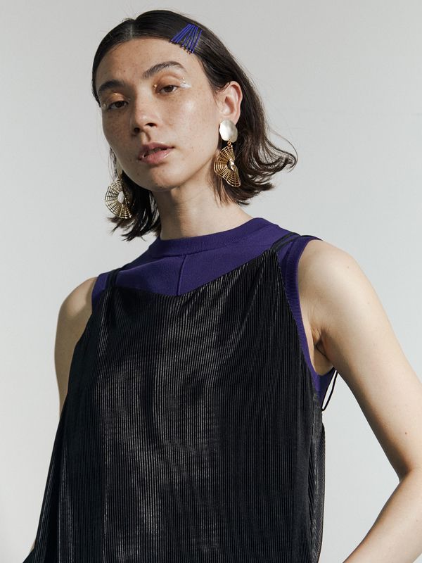 UN3D. - CRYSTAL PLEATS AIO / クリスタルプリーツオールインワン