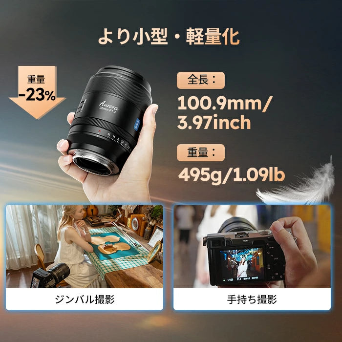 Aurora 35㎜ F1.4 フルフレームAFレンズ – SIRUI JAPAN 株式会社