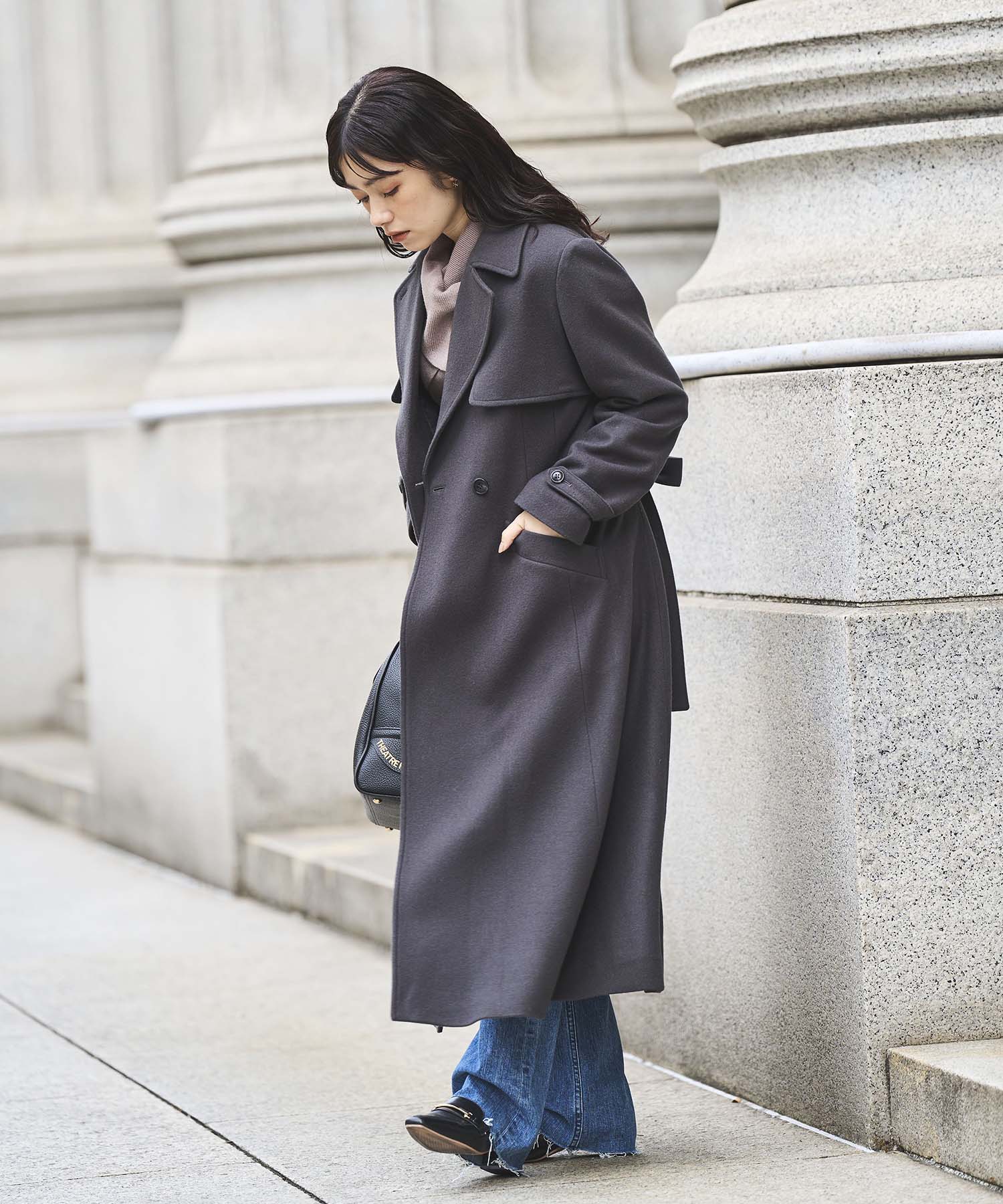 2WAY】 ウールトレンチフレアコート – Sirin Online Store