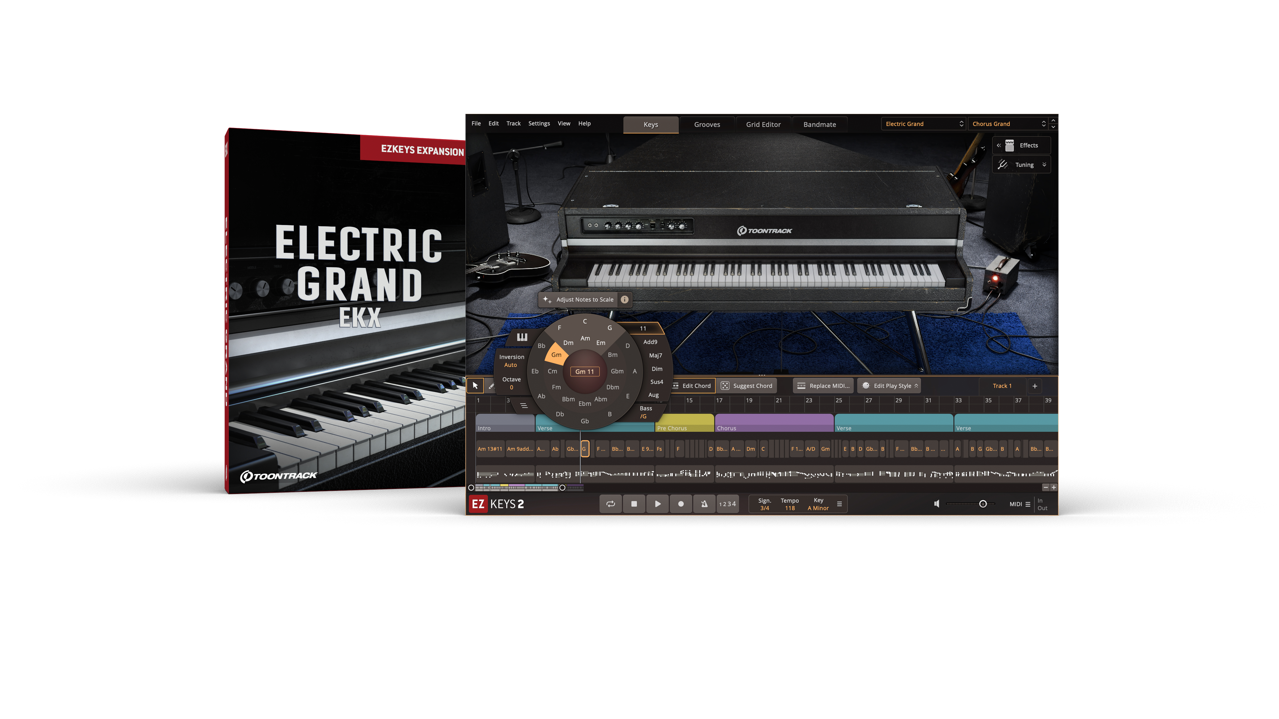 ソフト音源 「EKX - ELECTRIC GRAND」 | SONICWIRE