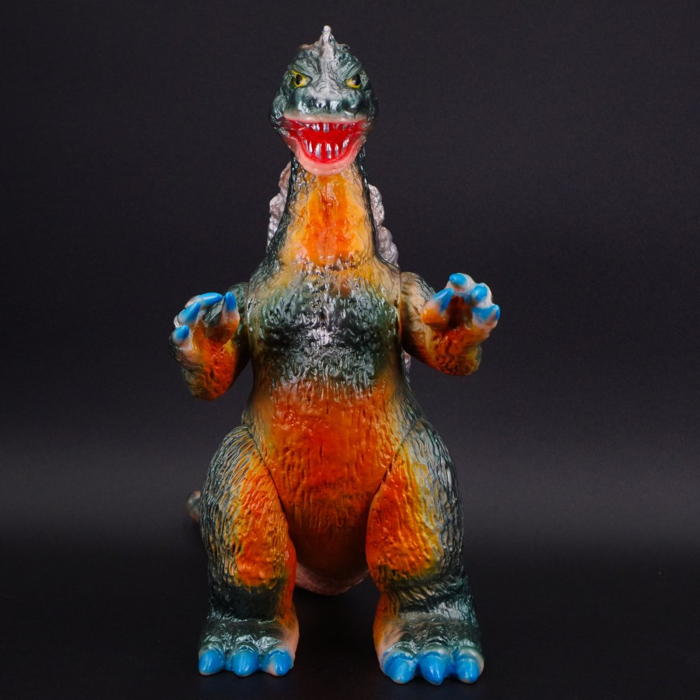 迫力サイズのブルマァク製「Gゴジラ」が「レトロカラー」仕様で出現
