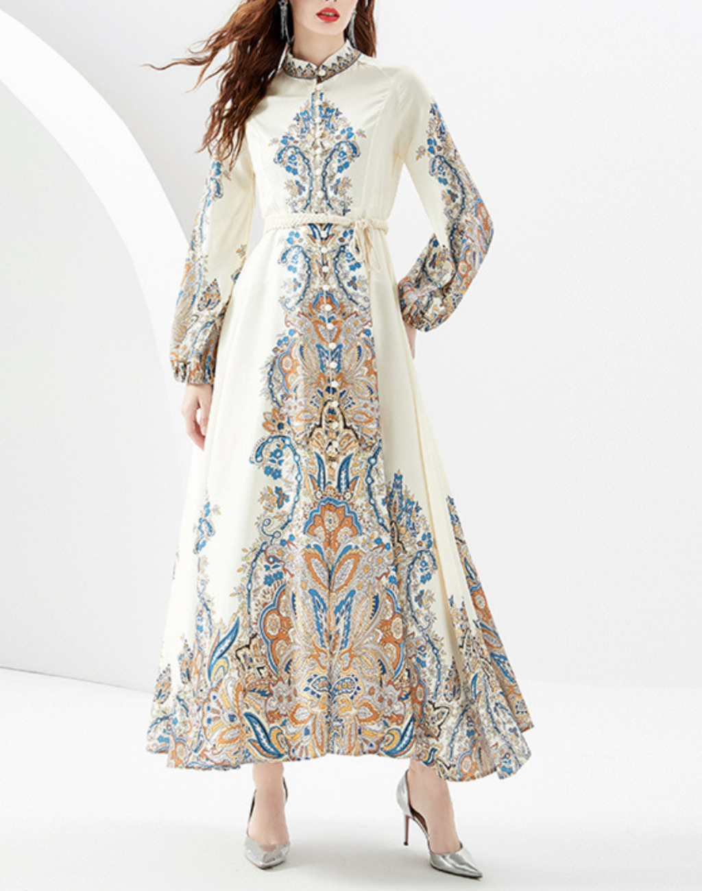 送料無料】ベリーダンス 前開き ガラベーヤ ワンピース 即納 レッスン