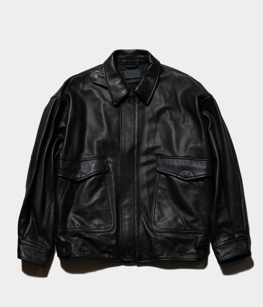 YOKE LEATHER FLIGHT JACKET&デイリーケアセット YOKE
