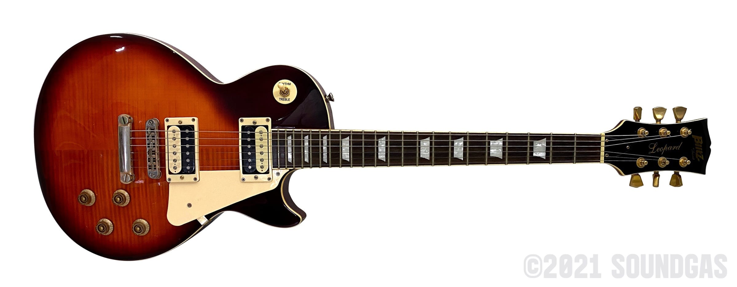 Aria Pro II Blitz Leopard - Les Paul Copy FOR SALE – Soundgas