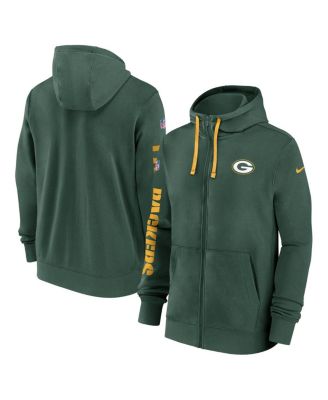 Nike Men's Green Green Bay Packers 2024 Sideline Club Full-Zip