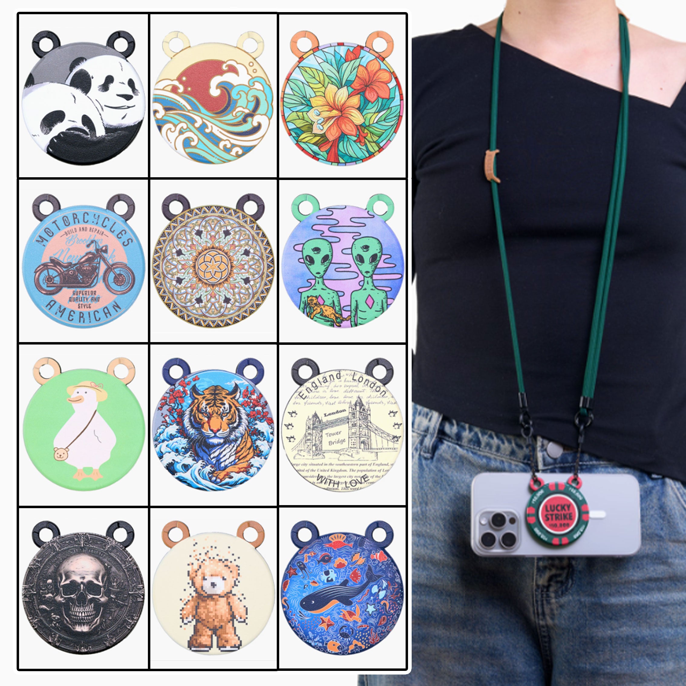 ミラー付きサイドクリップスマホショルダー（鏡） – スマート雑貨専門