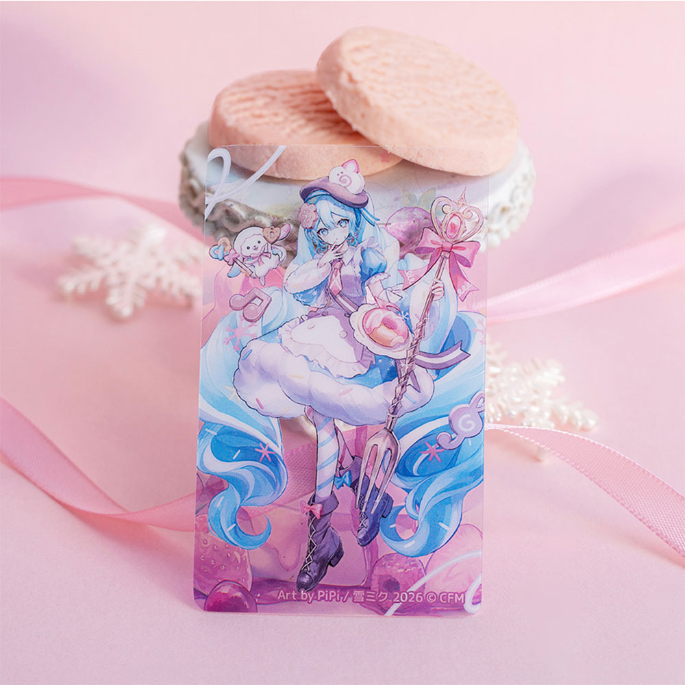 グッズ]雪ミクショコラクッキー いちご味（クリアカード入り）｜SNOW