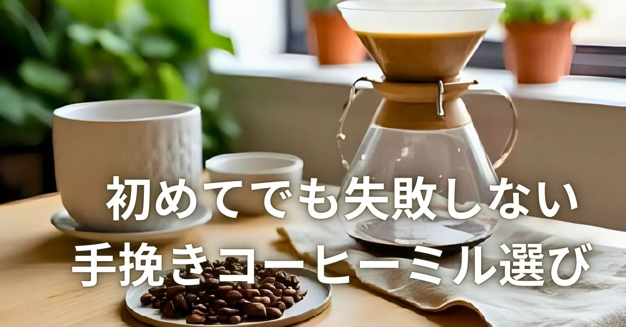 初心者でも失敗しない！手挽きコーヒーミルの選び方と挽き目調整の完全