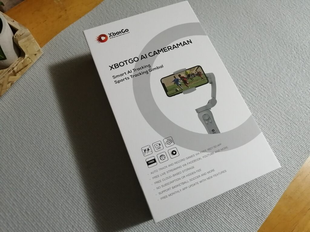 スマホジンバル初！サッカーボールやバスケットボールをトラッキング