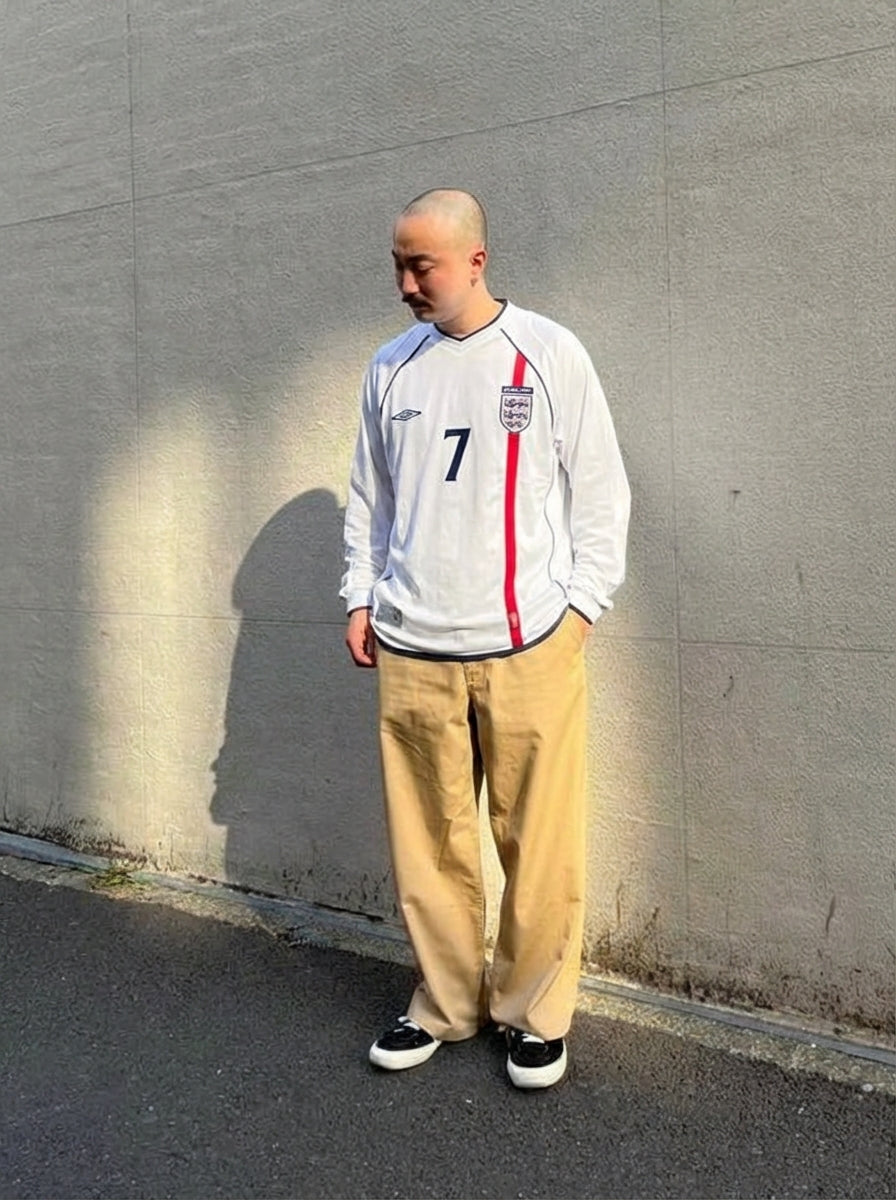 2002年 イングランド代表 ホーム デビッド・ベッカム 7番-KICKO – Kicko