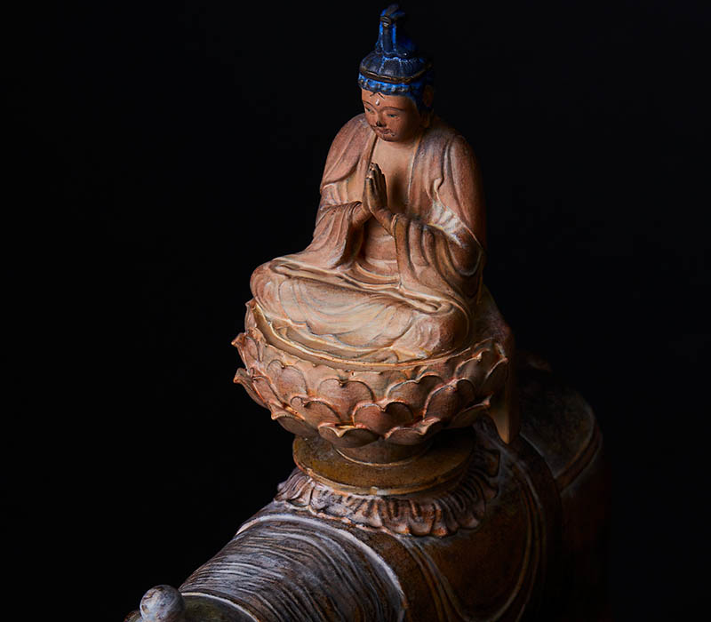 TanaCOCORO[掌]普賢菩薩騎象像 - インテリア仏像のイスム