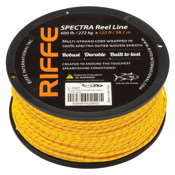 600 lb. Spectra Reel Line - 125 ft. Spool – RIFFE Web Store