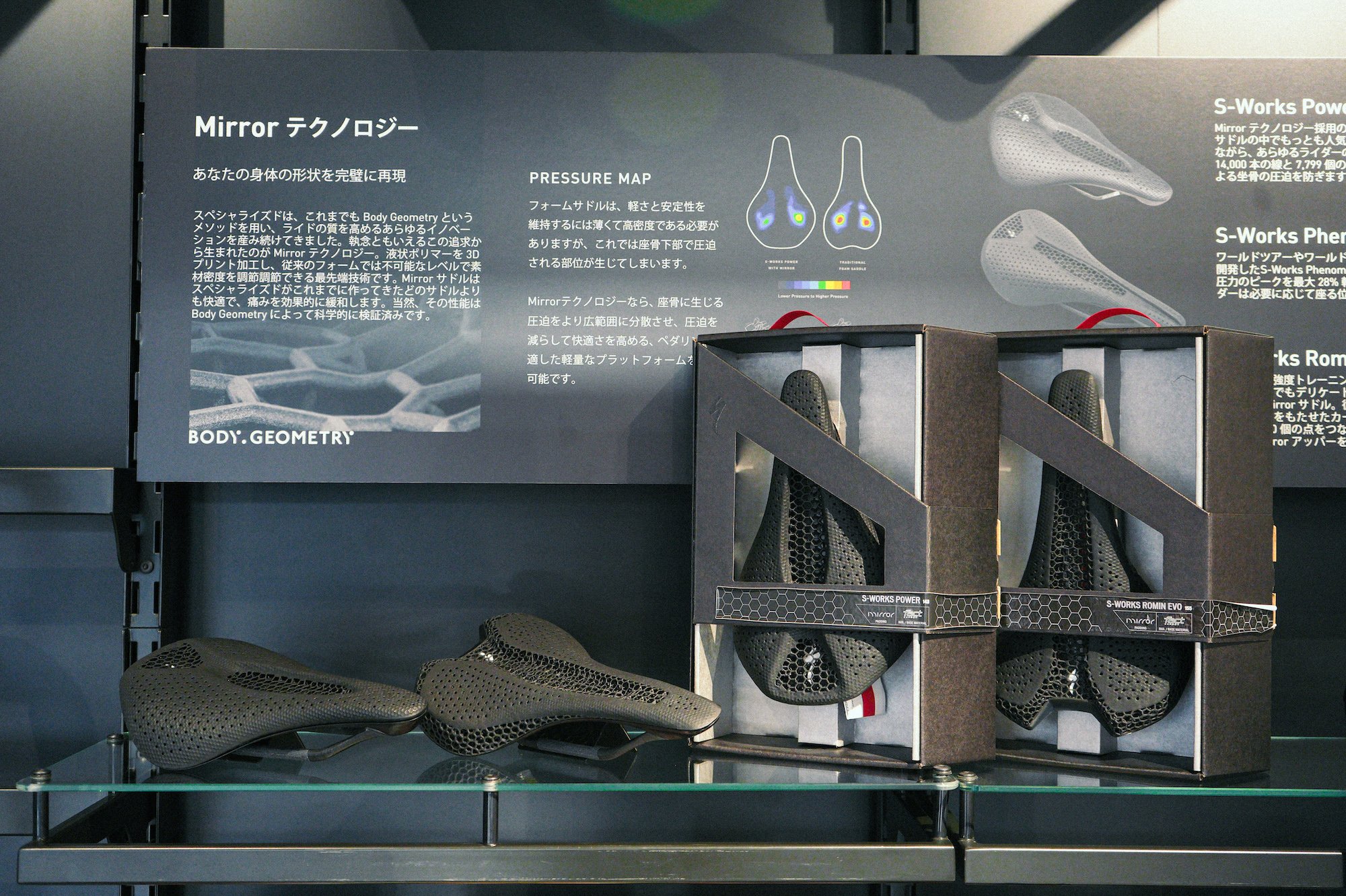 パーツ S-WORKS ROMIN EVO MIRROR 143mm S-WORKS ROMIN EVO MIRROR