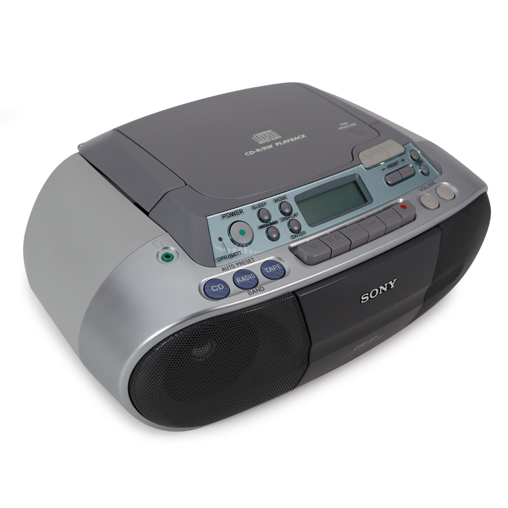 Sony CFD-S01 Portable CD Cassette Boombox with Radio — SpenCertified