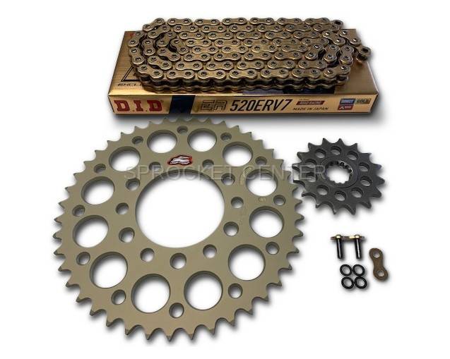 KAWASAKI Ninja 300 ('13-17) RENTHAL Race Sprocket Set with 520 Chain