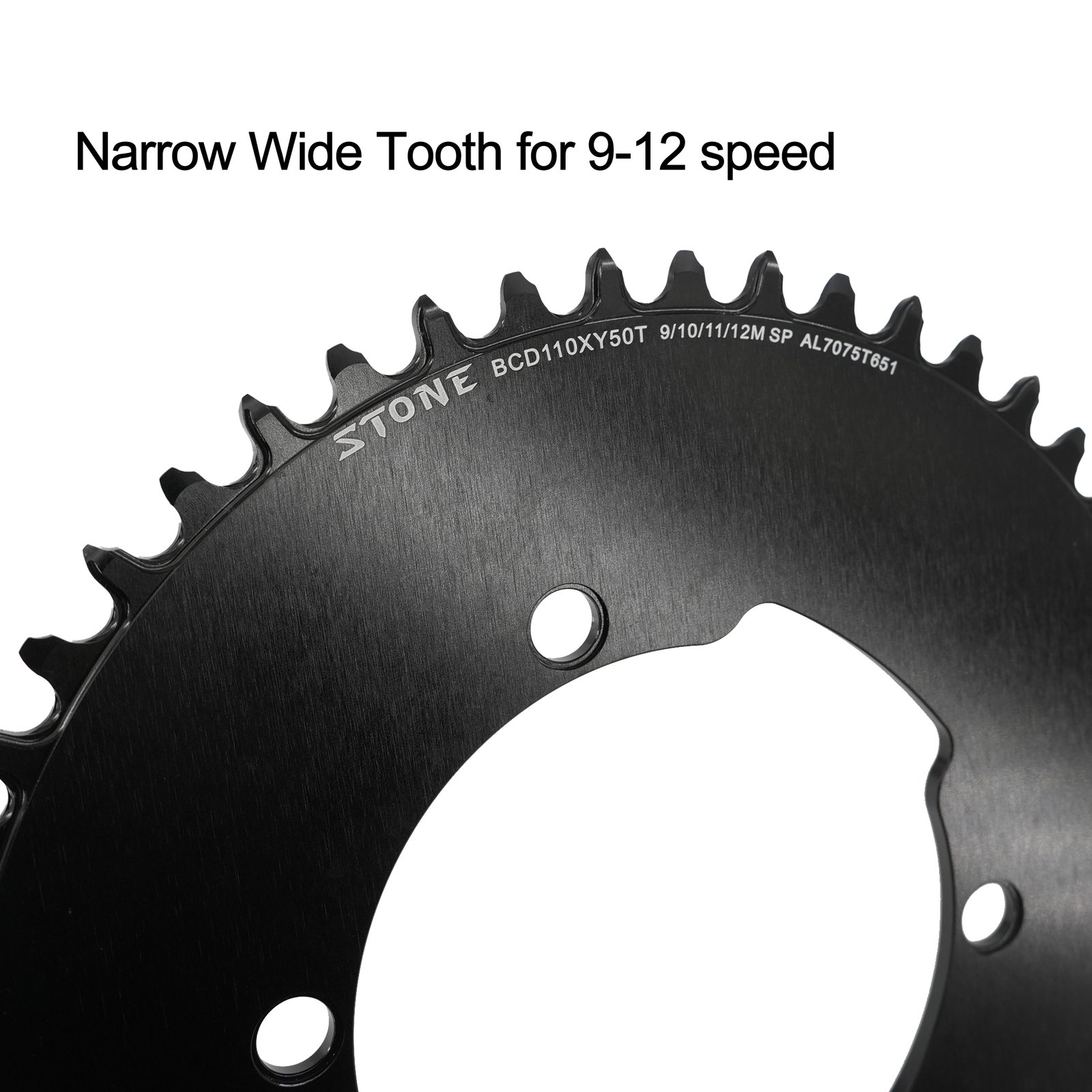 Stone チェーンリング110BCD SRMパワーメータークランクセット5800