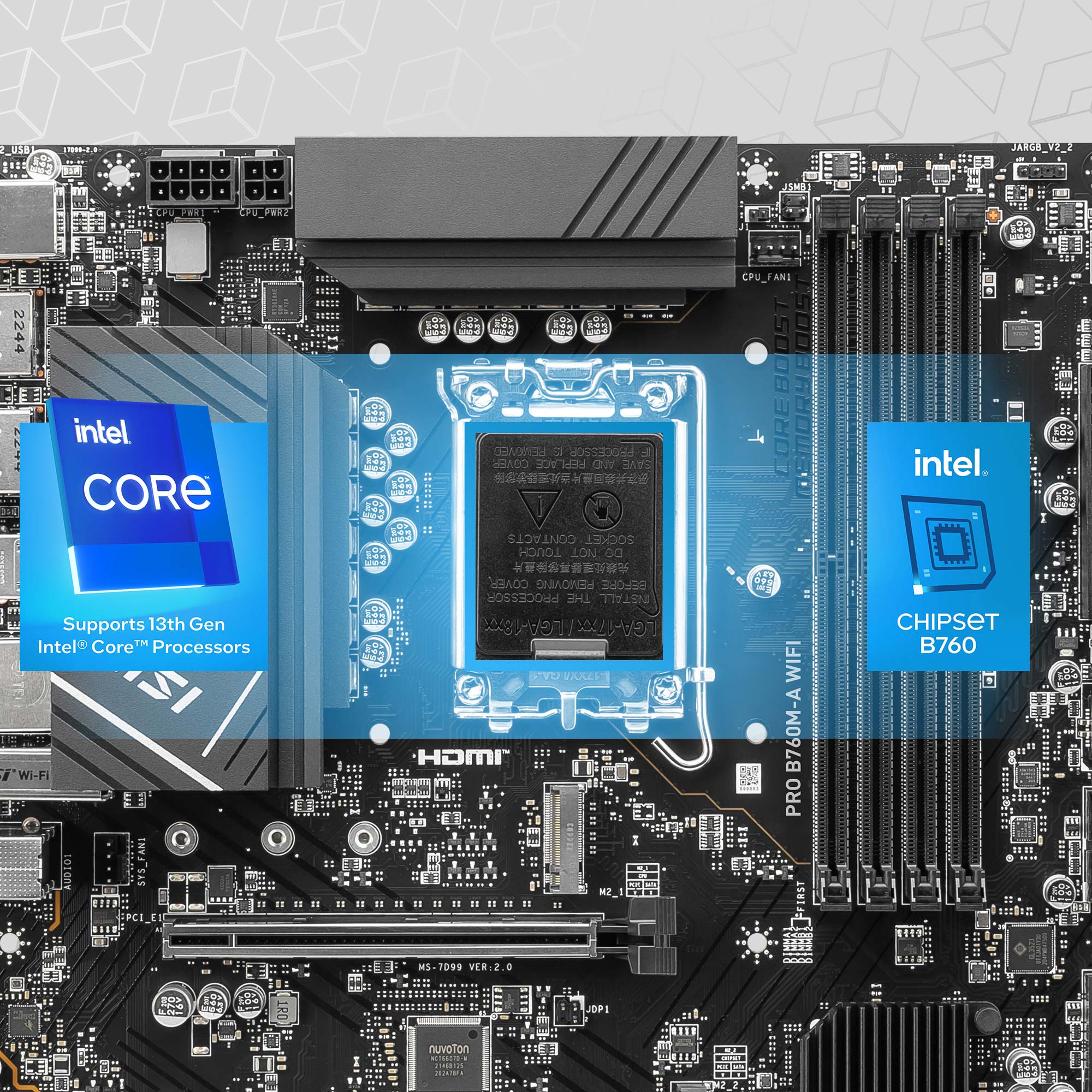 MSI PRO B760M-A WIFI DDR5 (MaTX) – MSI Store | Malaysia