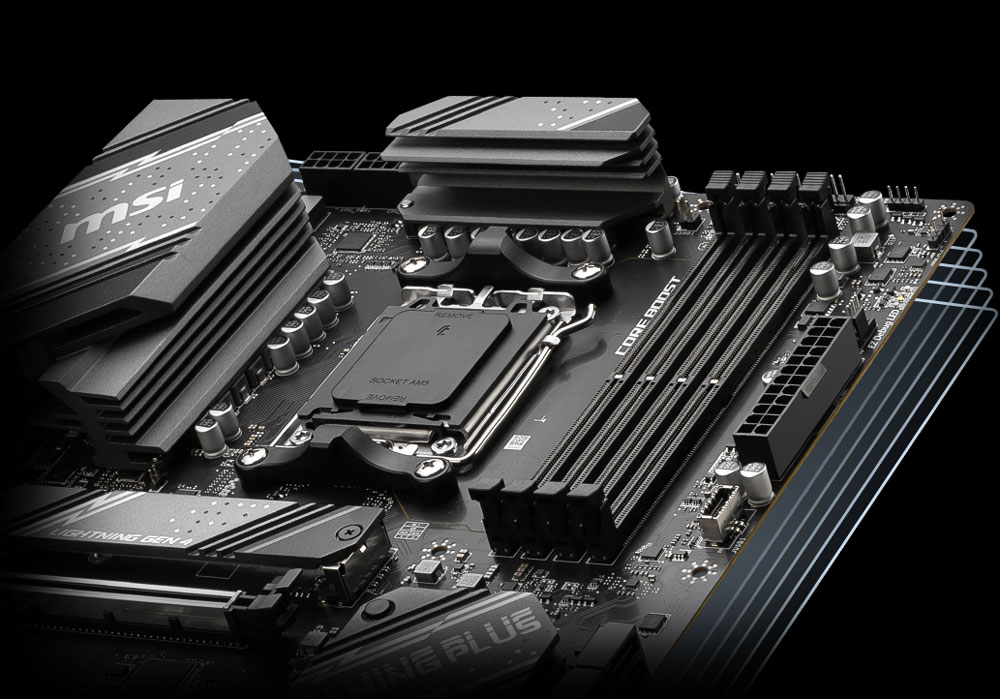 MSI B650 GAMING PLUS WIFI, ATX - AMD Ryzen 7000 - 12+2 Phases