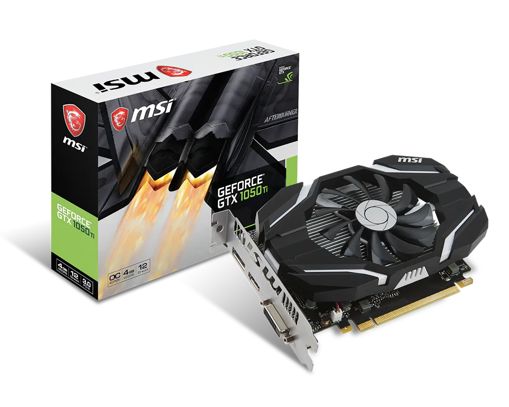 Specification GeForce GTX 1050 Ti 4G OC | MSI USA