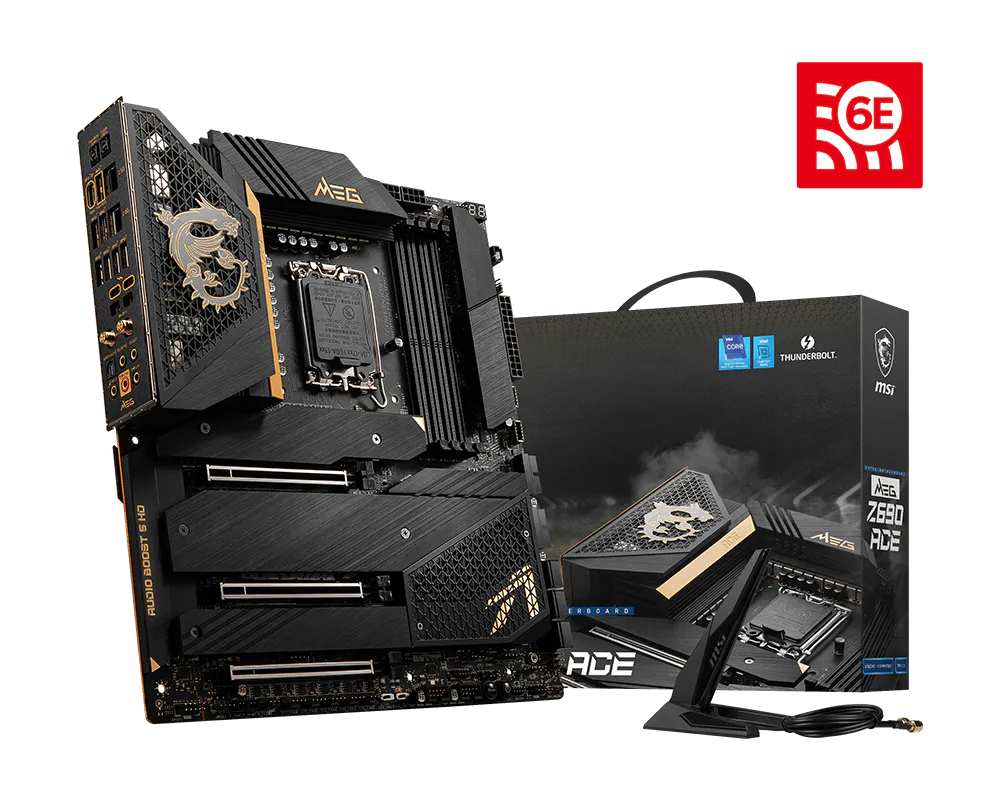 MSI MEG Z690 ACE Gaming Motherboard ATX - Intel 12th Gen