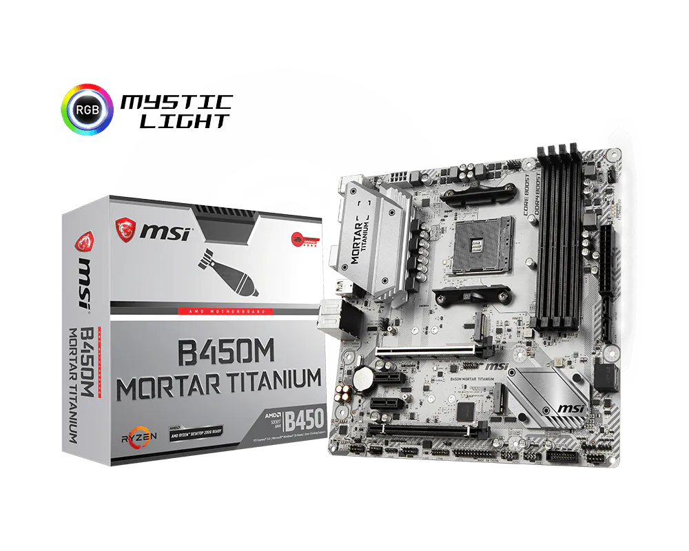 Specification B450M MORTAR TITANIUM | MSI USA