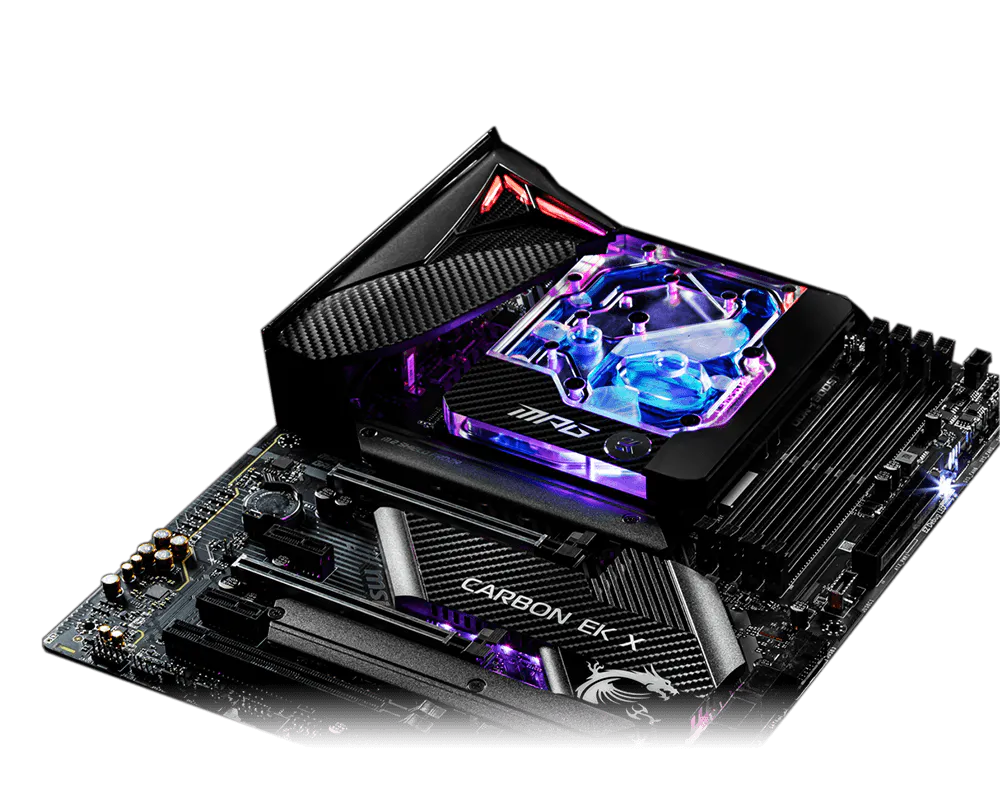 MSI MPG Z490 ATX CARBON EK X Gaming Motherboard (10th Gen Intel