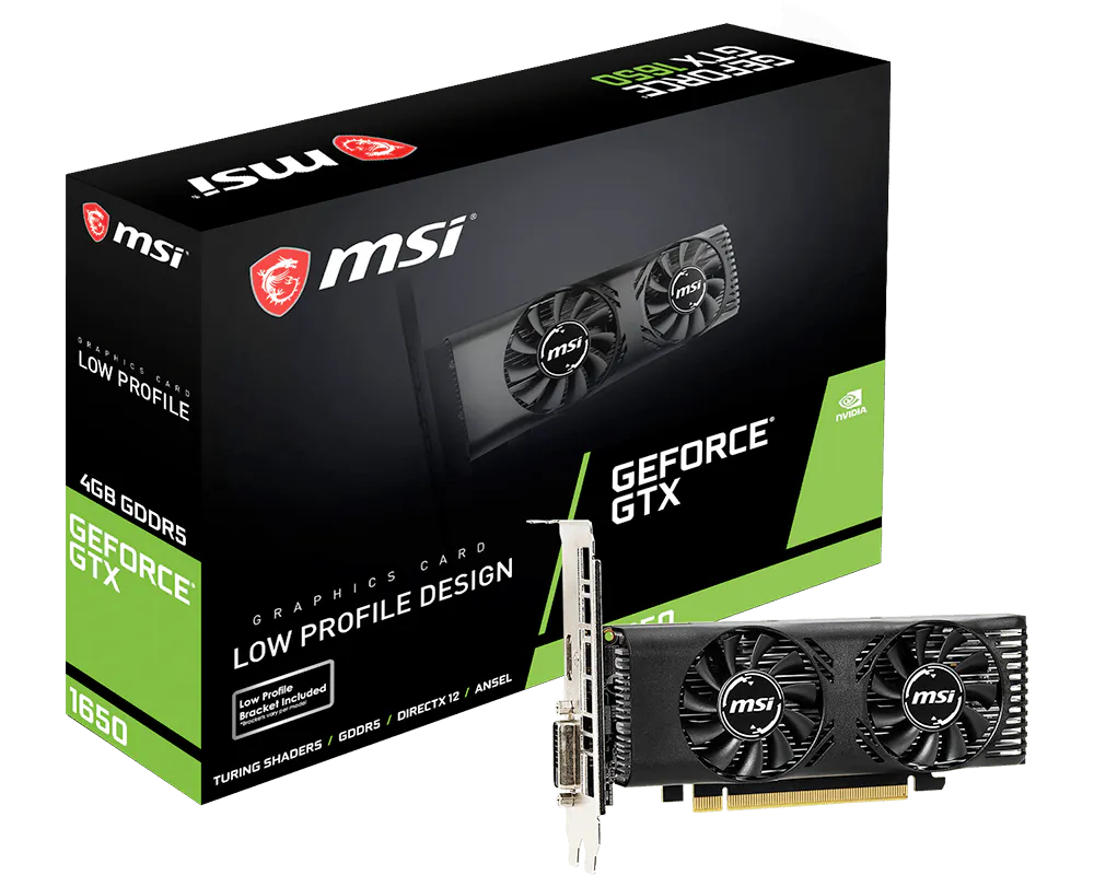 GeForce GTX 1650 4GT LP