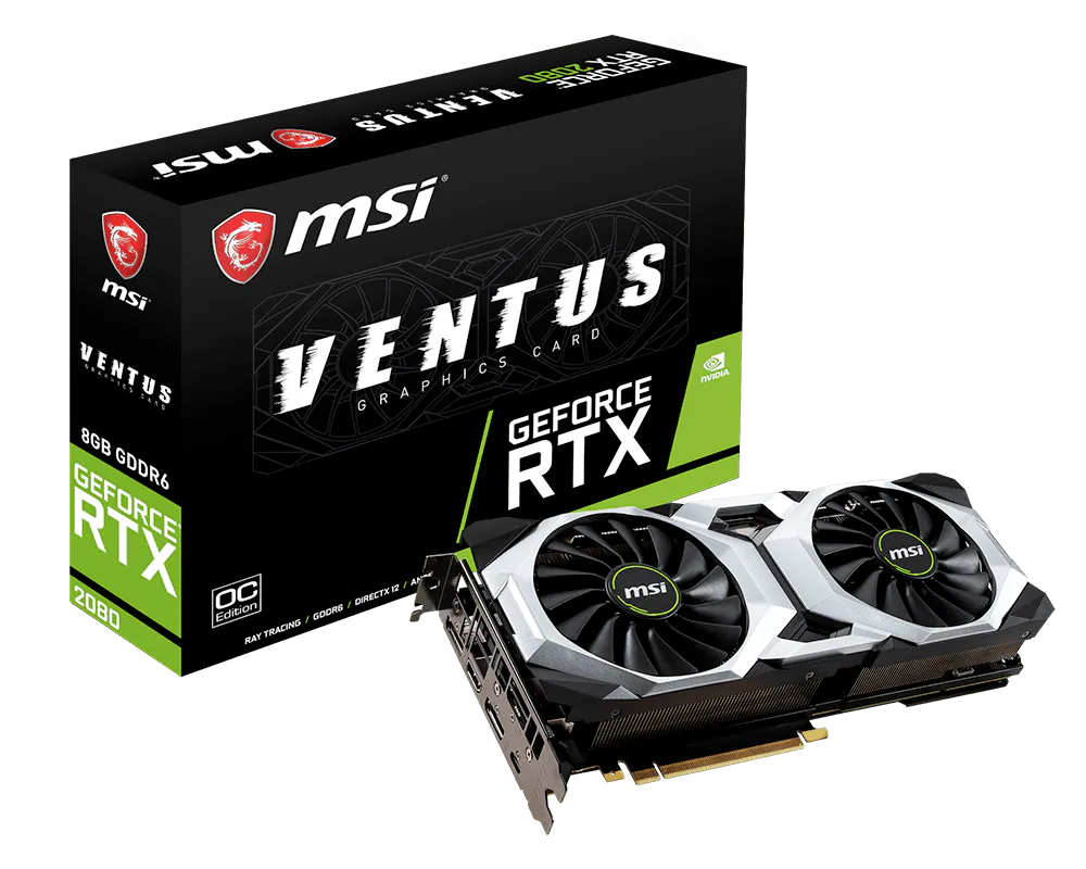 Specification GeForce RTX 2080 VENTUS 8G OC | エムエスアイ