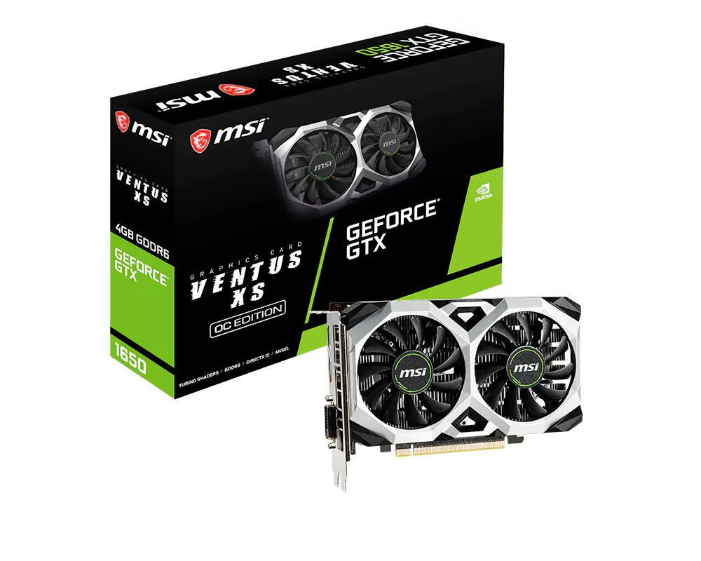 GeForce GTX 1650 D6 VENTUS XS OC