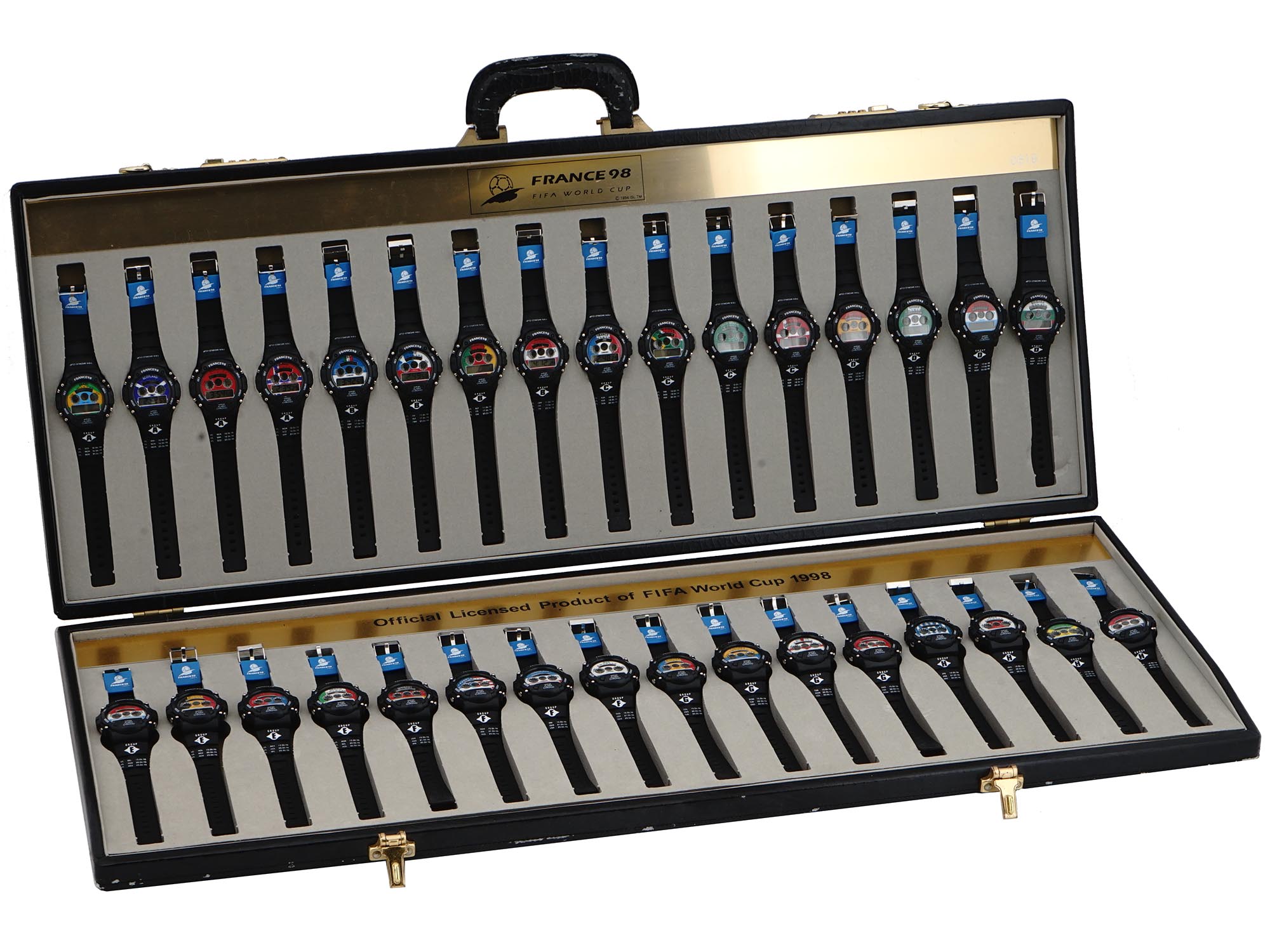 Lot 328 | 98 FRANCE FIFA WORLD CUP FULL SET OF WATCHES IOB