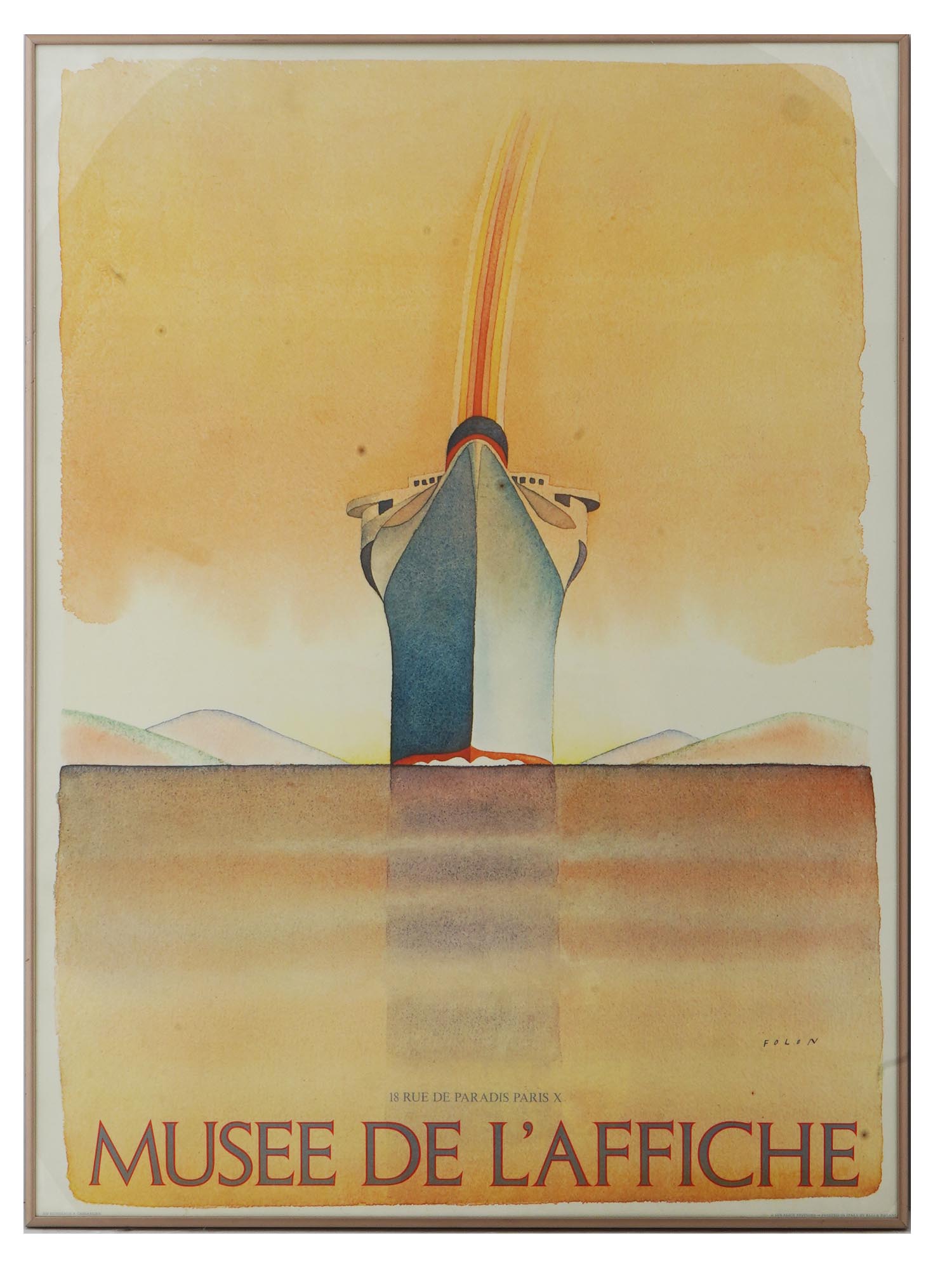 Lot 14 | MUSEE DE L AFFICHE POSTER BY JEAN-MICHEL FOLON