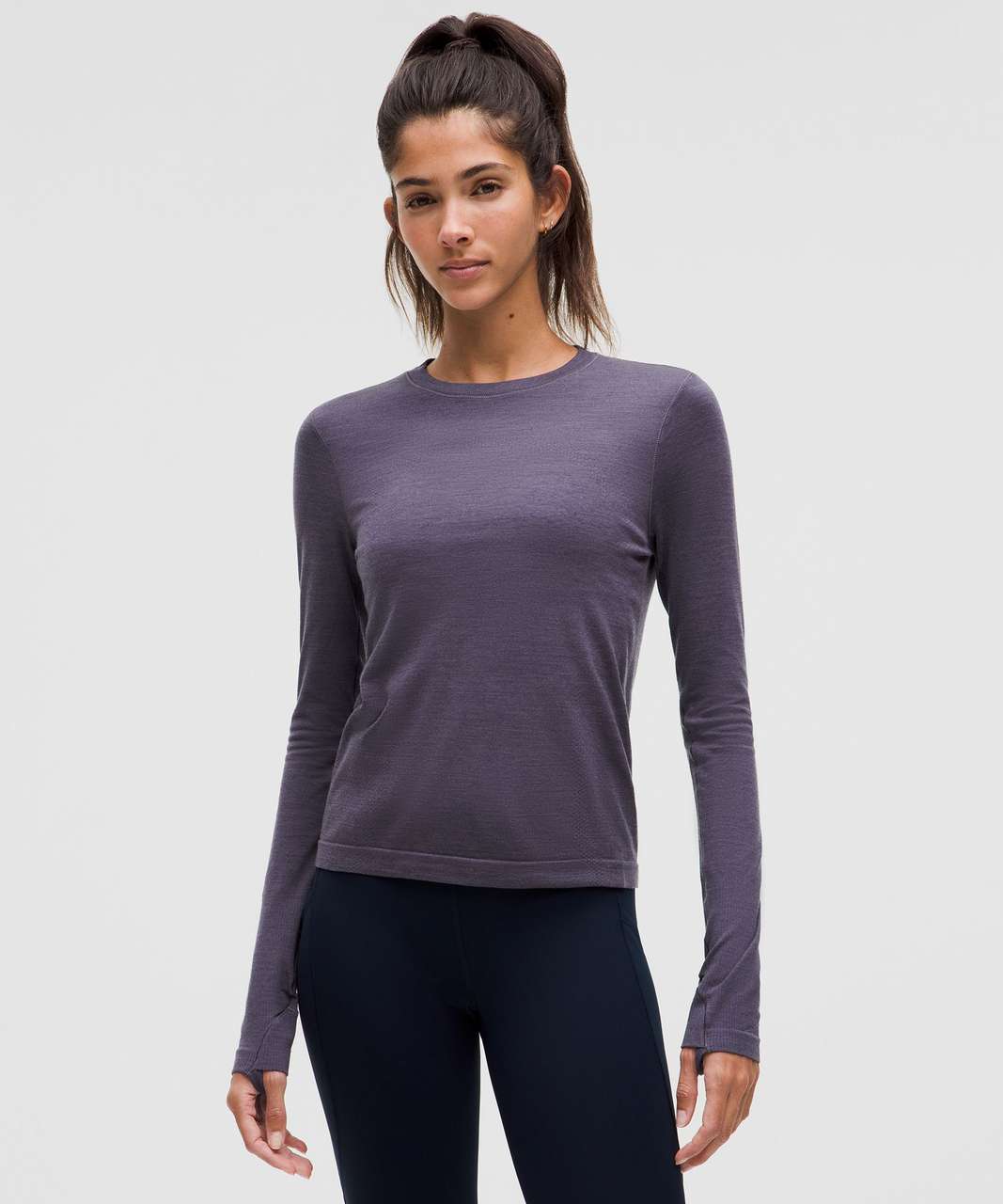 Lululemon Swiftly Wool Long-Sleeve Shirt *Waist Length - Nightfall