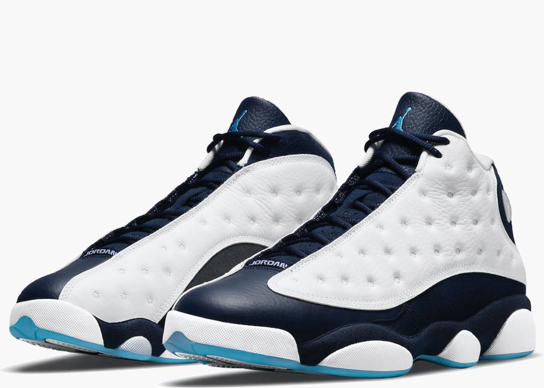 Nike Air Jordan 13 Retro White Obsidian Powder Blue | Hype Clothinga