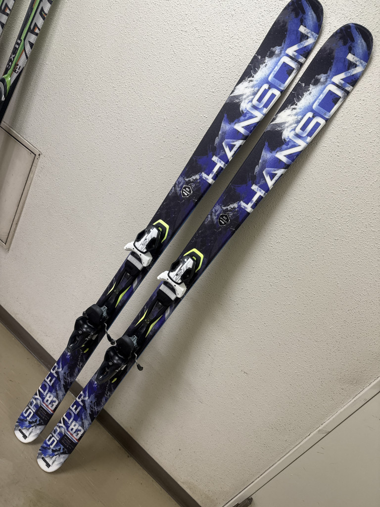 HANSON スパイダー83 スキー板 165cm チロリアビンディング 買取実績