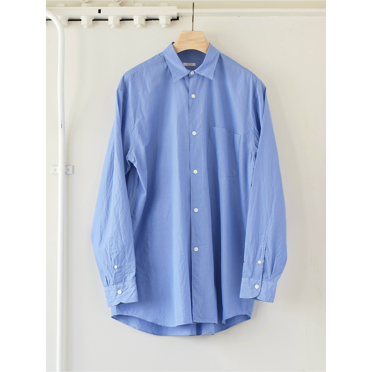 COMOLI / コモリ | コモリシャツ - Sax | 通販 - 正規取扱店 | COLLECT