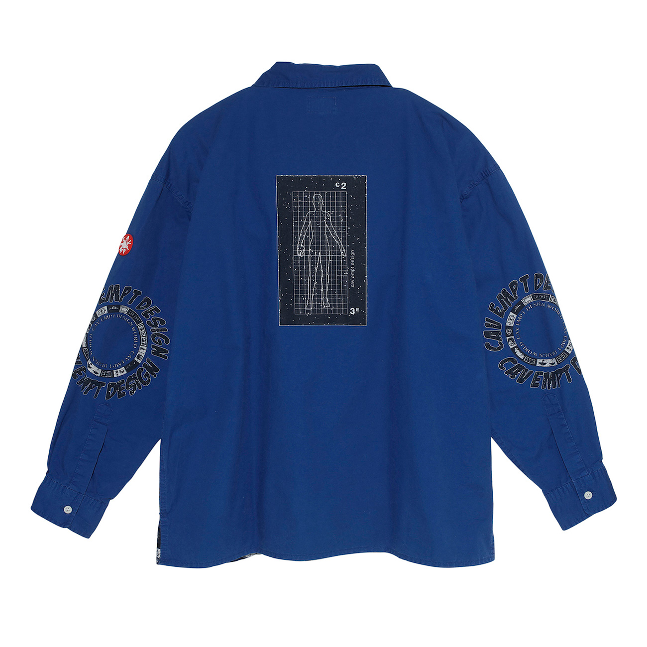 C.E / シーイー | HALF ZIP BIG SHIRT - Blue | 通販 - 正規取扱店