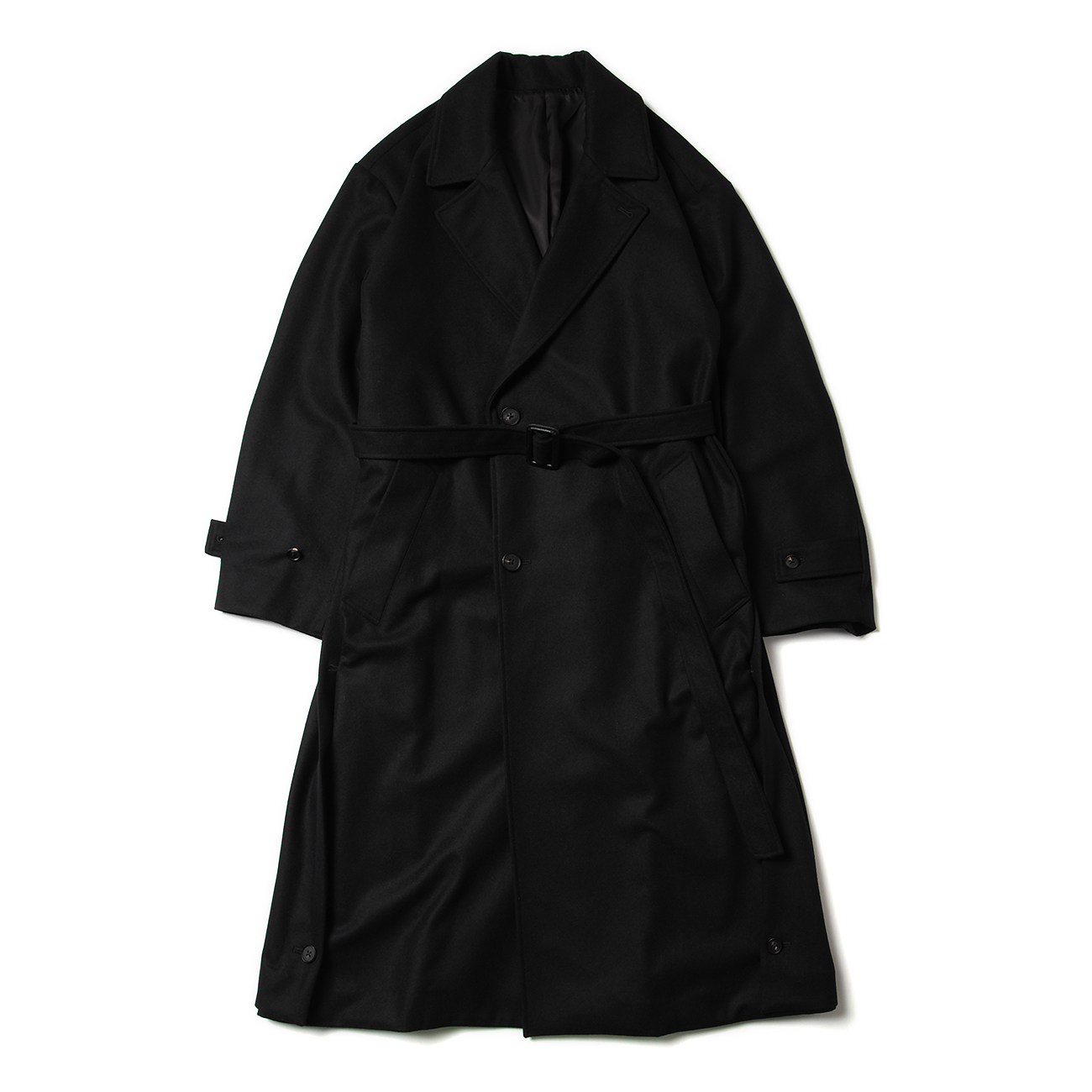 stein / シュタイン | OVERSIZED LAYERED SINGLE COAT - Black | 通販