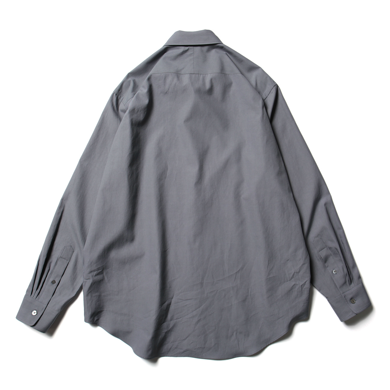 AURALEE / オーラリー | WASHED FINX TWILL SHIRTS (メンズ) - Dark