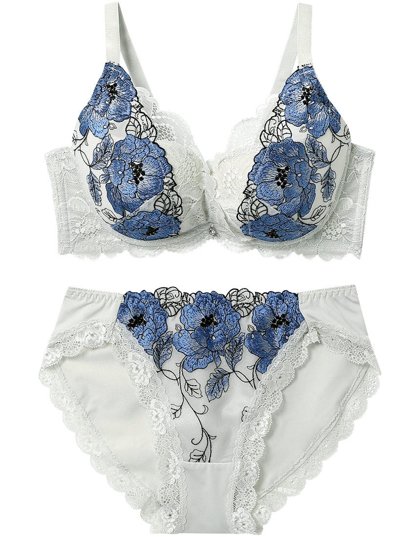 Lingè Noël ランジェノエル 美胸脇高 カシュクール型 ブラ＆ショーツ