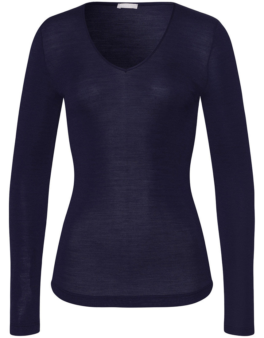 ハンロ ウール・シルク素材 トップス（長袖） UIH300｜ワコール直営の