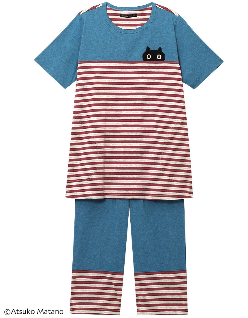 アツコマタノ 【綿100％】なめらかな肌ざわり 両サイドにポケット