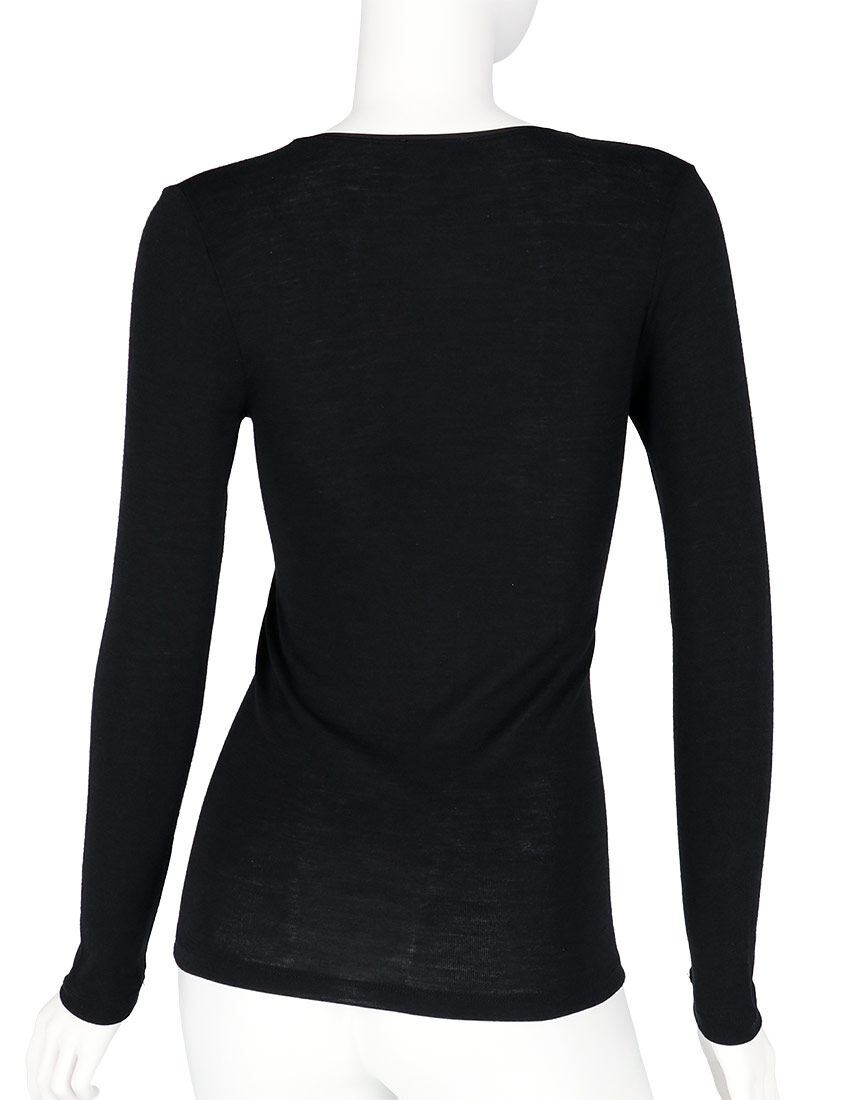 ハンロ ウール・シルク素材 トップス（長袖） UIH300｜ワコール直営の