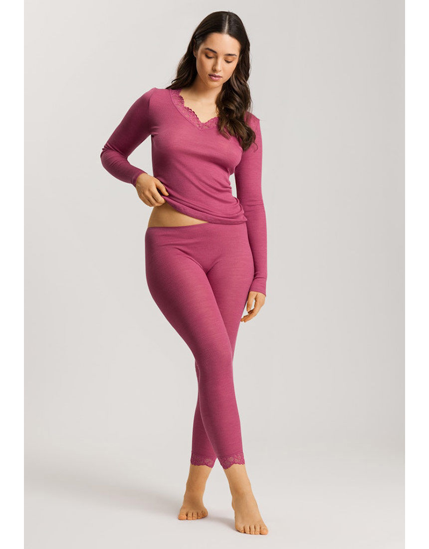 ハンロ 身生地ウール・シルク素材 トップス（長袖） UIH323｜ワコール