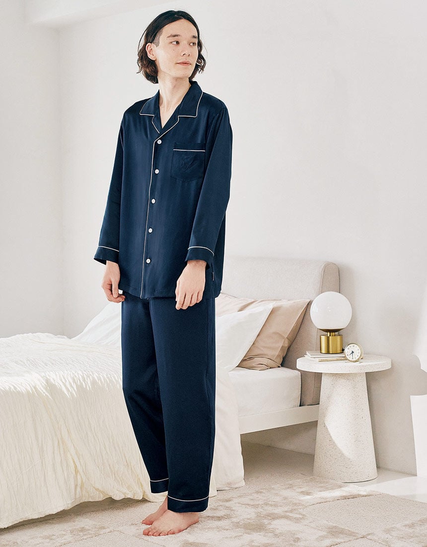 ワコール／睡眠科学 【シルク100％】ここちよく眠れるパジャマ 上品