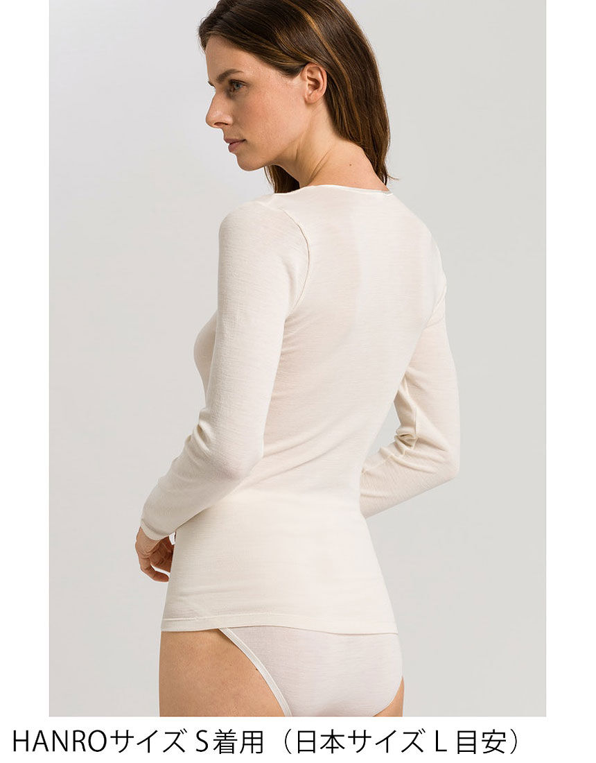 ハンロ ウール・シルク素材 トップス（長袖） UIH300｜ワコール直営の