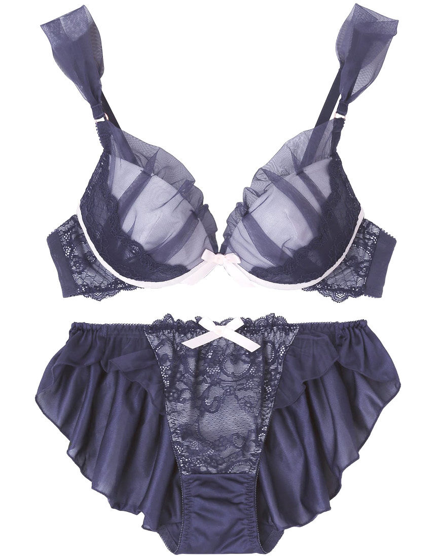 northerly (ノーザリー) プリンセスチュールストラップフリル ブラ