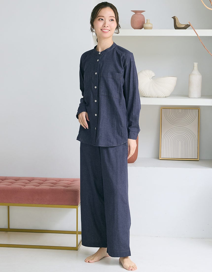 ワコール／睡眠科学 【綿100％】ここちよく眠れるパジャマ 寝返りが