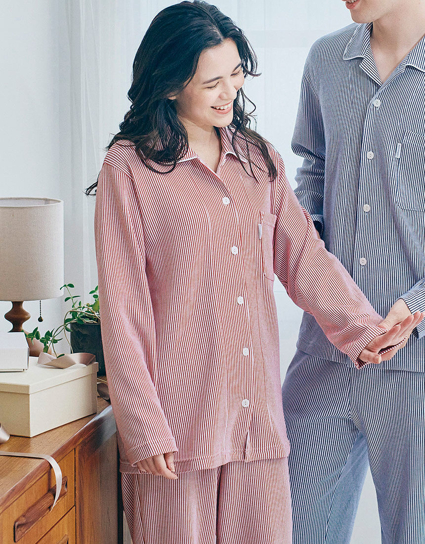 ワコール／睡眠科学 【綿100％】ここちよく眠れるパジャマ「ふわ